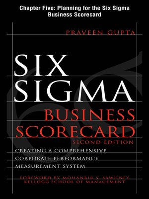 cover image of Planning for the Six Sigma Business Scorecard